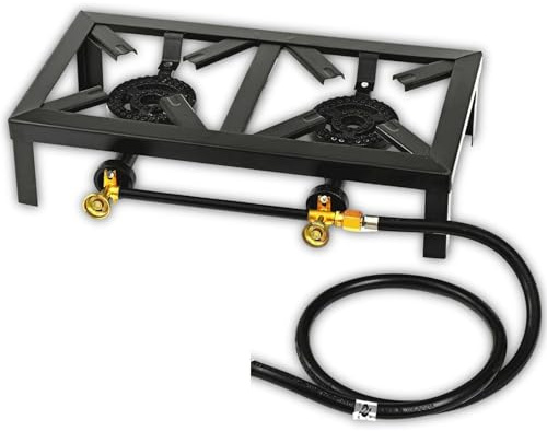 iBest UK Portable Double Gas Stove – Camping & Outdoor Cooking