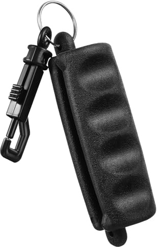 KICHOUSE Extractor de Flechas de Silicona Antideslizante Negro con Llavero Removedor Suave para Recurvos Compuestos y Tradicionales Fácil de Usar y Portátil