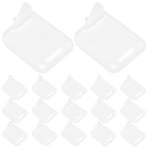 WATIIFUFU 20 Pezzi Divisori Trasparenti per Frigorifero 20 Pezzi, Set di Separatori per Porta e Ripiani, Organizer in Plastica per Bevande, Snack e Congelatore, Adatti per Cucina e Ufficio