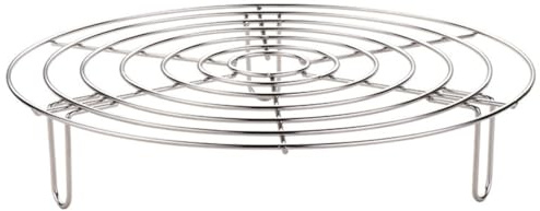 Milisten Insert Vapeur Multifonction en Acier Inoxydable 304 24 CM pour Cuisson Vapeur et Casseroles, Support Cuisson Domestique Résistant Cuisine Maison