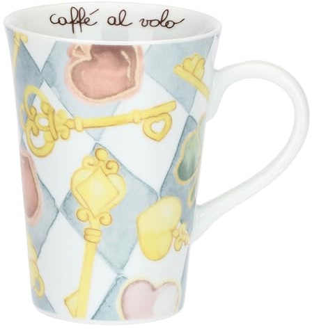 THUN Mug in Porcellana Incanto di Primavera, 8,5 cm Diametro, 12 cm Altezza, Decorazioni Floreali