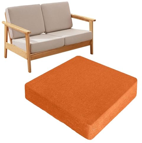 30 x 30 x 15 cm uteplatsstolskuddar med slipsar – halkfria avtagbara överdrag för inomhus/utomhus matsal, kökssoffa och fåtölj – bekväma sittdynor för heminredning