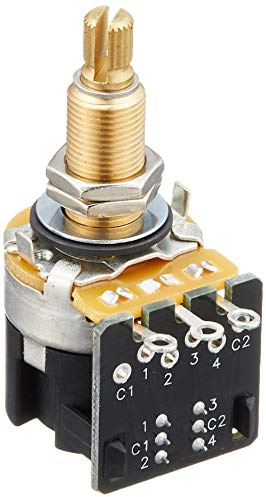 All Parts CTS Long Thread 500K Push Pull Audio Pot