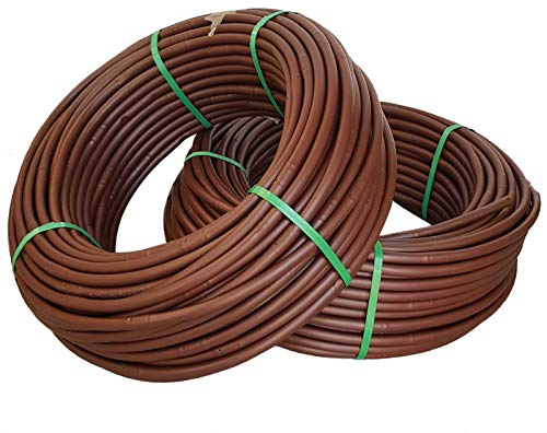 Verdone 100m Tropfschlauch Tropfrohr Perlschlauch Dripline 16mm mit Druck-Kompensation druckausgleichend Tropferabstand 33cm