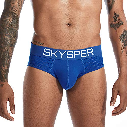 SKYSPER Men's Jock Strap Athletic Supporter Sports Jockstraps Underwear with Leg Strap