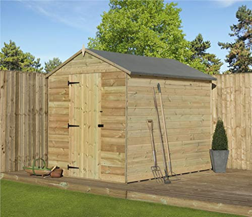 Empire 9000 Premier Apex Shed 6X8 SHIPLAP T&G PRESSURE TREATED EXTRA HEIGHT