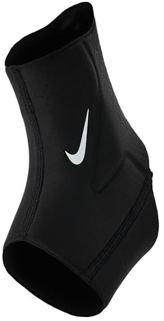 Nike Pro Ankle Sleeve 3.0 Knöchelbandage Kompression Training Fitness Stabilisierung, Black/White, S