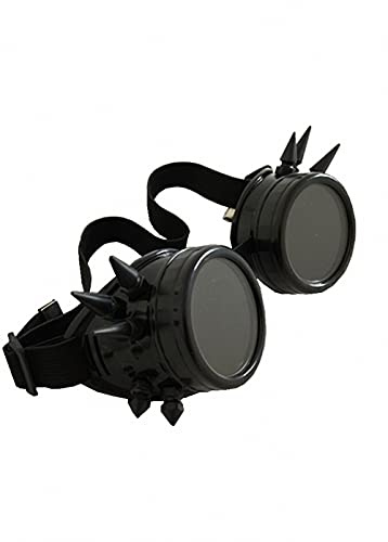 Ulalaza Vintage Steampunk Brille Brille Viktorianisch Retro Cyberpunk Gothic Cosplay