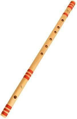 Indian Collectible Flöte Musikinstrument | Professionelle Flöte SGM-F3 C Sharp Medium Bambus Flöte (44 cm)