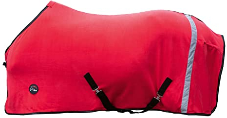 HKM Reflection Pferdedecken Rot 165