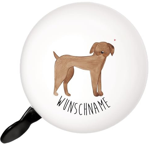 Mr. & Mrs. Panda Fahrradklingel Personalisiert Hund Dogge - Personalisierte Geschenke, Hunde, Deutsche, Sprüche, Mit Liebevoller Botschaft, Herz, klingel, Namen, Text