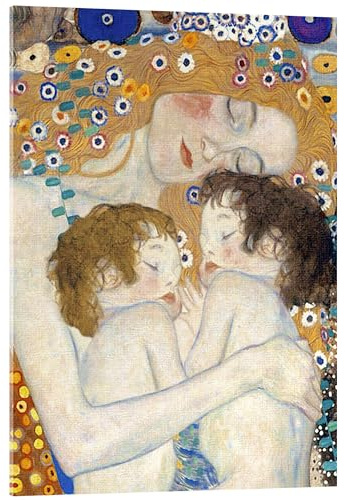 Mother and Twins I Akrylglastavla