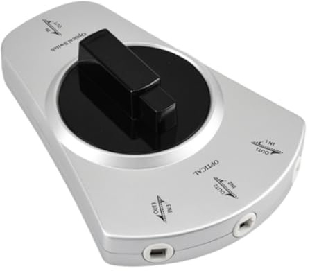 Osmond 1 à 3 Câbles à Fibre Optique Audio Numérique Toslink Adaptateur Répartiteur de Sélecteur à 3 Voies pour Lecteur DVD CD
