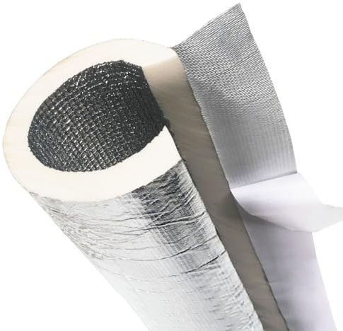 Rohrisolierung Schaumstoff 27mm 34mm 43mm 52mm 65mm Schlauch Isolierung Selbstklebende Außenbereich Heizungsrohre Isolierung(ID 65mm x 15mm x 95cm)
