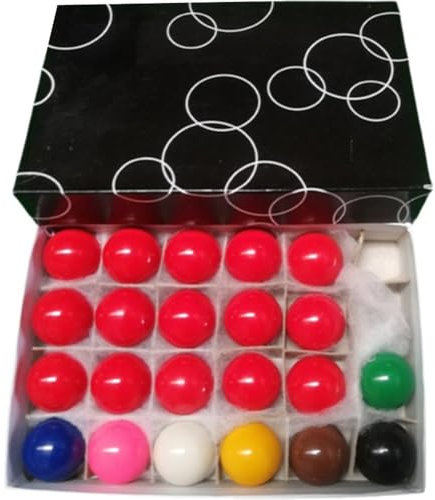 Vobumix Snooker-/poolball-Set, 22 Bälle, Harz-Pool-bälle, Kinder-billardkugeln-Set, Mini-Snooker-bälle, Kinder-Pool-bälle, Spielzeug, 38 Mm
