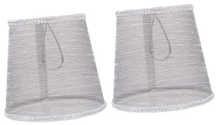 Gadpiparty 2stücke Transparent Tuch Lampe Chic Licht Abdeckung Licht Lampe Abdeckung