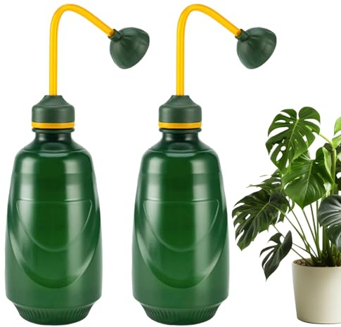 Gießkanne Zimmerpflanzen,2 Stück Klein Gießbrause Ballbrause,Gießkanne klein für Keimlinge,Kleine Giesskanne,Kann Invertiert Werden Bewässerung,für Kleine Pflanzen Stecklinge Blumen Setzlinge