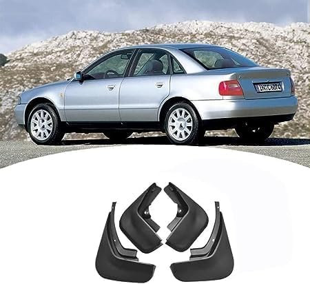 TANGTX Auto Schmutzfänger Spritzschutz für Audi A4 B7 B8 B9 2004-2008, Verschleißfest Spritzschutz Kotflügel Schmutzfänger Allwetterschutz Kotflügel