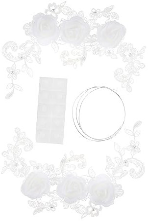 NUOBESTY Adorno De Encaje Para Tarta De 1 Pieza Adornos De Encaje Para Tarta De Boda Ideal Para Fiestas