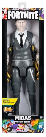 Fortnite FNT1609 - Victory Midas – 30cm Actionfigur mit Code für virtuellen Bonusartikel