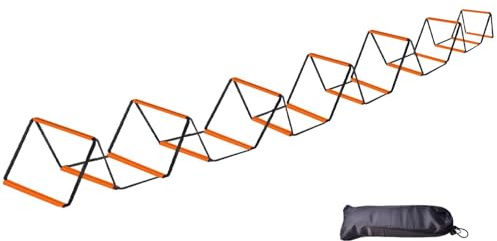 Wenoup Échelle de Pliable pour Le Football et Les Activités de Fitness, 20 Grilles