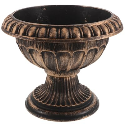 JECOMPRIS Pot de Fleurs européen pour Composition - Pot trophée Style Vintage pour fête, cérémonie, entrée - Jardinière en Forme d'urne décorative 30 cm