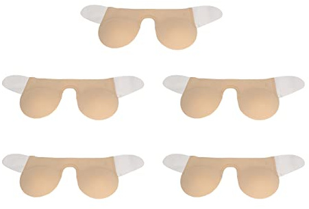 DGLDCSHUAI 5 pièces soutien-gorge collant sans bretelles en forme de U tasse profonde plongée Silicone Push Up soutien-gorge adhésif pour les femmes de mariage (B)