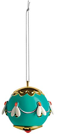 Alessi MJ16 5 Ape dell'oro Dekokugel - Porzellan. Handdekoriert. 6,00 x 6,00 x 7,20 cm Multicolor