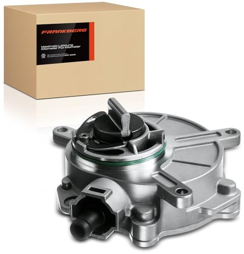 Frankberg Unterdruckpumpe Frontmontage Tankpumpe Benzin Automatik | Kompatibel mit A4 8EC, A8 4E2 4E8, A6 Avant 4F5 C6, A4 Avant 8ED, A6 Allroad 4FH, A6 4F2 C6, A4 Cabriolet 8HE, A6 4F2