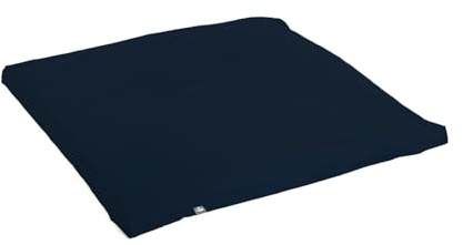 Bodhi Meditationsmatte ZABUTON | ECO Serie | Klassische Yoga Matte mit abnehmbarem Bezug aus 100% Bio-Baumwolle | Meditationsunterlage mit Reißverschluss | 80 x 80 x 5 cm