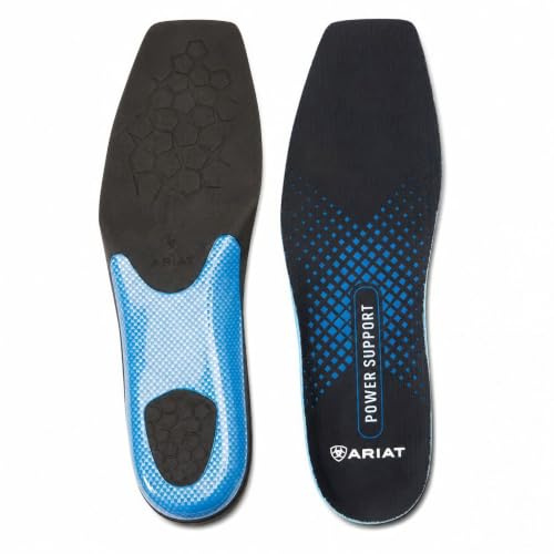 ARIAT Men's Power Support Insole, Wide Square Toe, Arch Support, 10