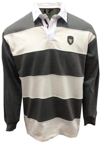 Guinness - Maglietta da rugby in peltro, taglia L/S, colore: Panna