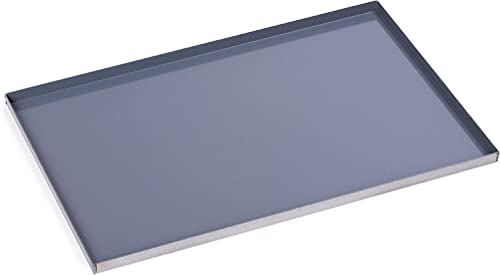 Plaque à Four Antiadhésive 60 x 40 en tôle aluminisée revêtement Professionnel Elasfood bord 2 cm - Pour Pain et Gâteaux | Silicon-Tech