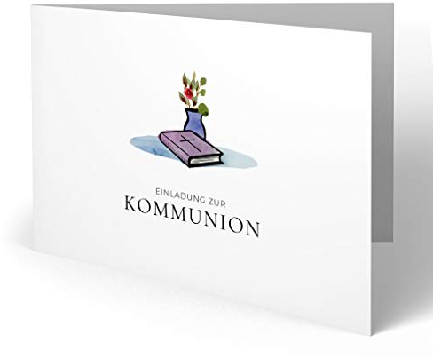 (60 x) Kommunion Einladungskarten Kommunionskarten Einladungen Karten - Bibel