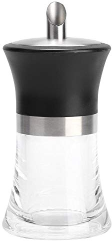 Fdit Distributeur de Pot de Sucre en Acrylique Domestique Shaker de Sucre pour la Cuisson du café avec Bec verseur et Couvercle de céréales, Accessoires d'ustensiles de Cuisine à thé(100mL)
