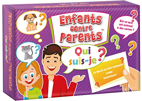 KANGUR Kinder gegen Eltern Wer Bin ich? Familienspiel, Gesellschaftsspiel