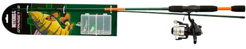 Mitchell Target II Ruten- und Rollen-Kombination - Wählen Sie das perfekte Angelruten- und Rollen-Set, um Ihnen zu helfen, Barsch, Hecht, Zander und mehr zu fangen. Das Set enthält Ruten und Rollen,