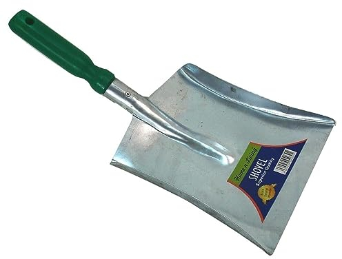 MAXPERKX Metal Hand Shovel Garden Dust Pan Coal Leaves Indoor Outdoor Multipurpose UK Ash PAN Spade Scoop Fireside