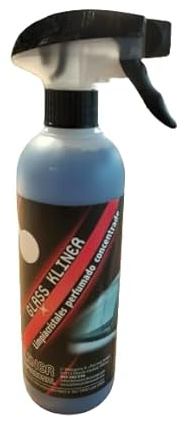 Limpiacristales perfumado para coches y vehiculos. Botella de 500 ml. Glass kliner