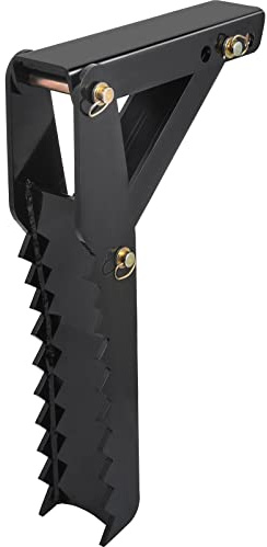 VEVOR Traktorgrävare tum 81,3 cm, tandtjocklek 12,7 mm, robust spade tum, svart svetsade tumfästen, justerbar mekanisk tumfäste för retro spade