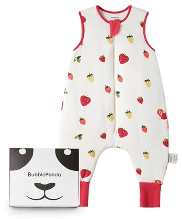 BubblePanda Rayon Made from Bamboo Toddler Sleep Sack with Feet 24-36 Months 1.0 Tog Ultra Soft Toddler Sleeping Sack 2t-3t Sleep Bag Walker Quilted Wearable Blanket with Legs 2-Way Zipper Lightweight