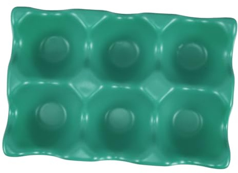 Operitacx Vassoio Portauova in Tazze Contenitore Portauova in Porcellana Contenitore Decorativo Per Uova Distributore Uova Servizio Da Tavola Per Frigorifero Da