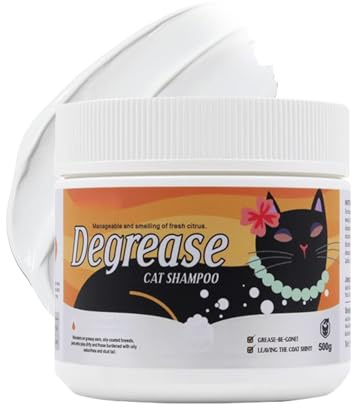 Katzen Entfetter,Entfettende Creme Für Katzen | Feuchtigkeitsspendendes 500 Gramm Creme Shampoo Für Tägliche Pflege Haustier Hygiene Und Katzenwäsche