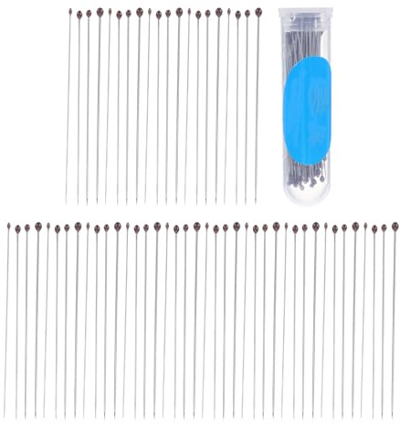 Gogogmee 300 Aiguilles à Épingler en Acier Inoxydable Kit Scientifique Entomologie 3 Boîtes Flacons Plastiques Fournitures pour Épingler Insectes Scolaire et Laboratoire