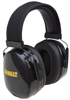 DEWALT DPG18BX Premium Ear Defenders have a lightweight, cushioned design and adjustable padded headband.