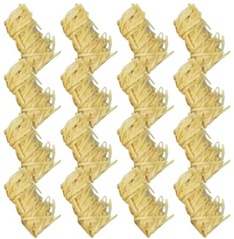 NULYLU 50 Unidades de Varillas de Madera para Encender Fuego, Fácil Ignición y Carbonización Propia, Ideales para Barbacoa y Chimenea al Aire Libre