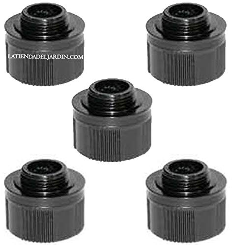 5 Stück Adapter 1/2'' Weiblich für Bewässerungsdüsen. Oberes Gewinde für Düsen, Sprühregner und Versenkregner