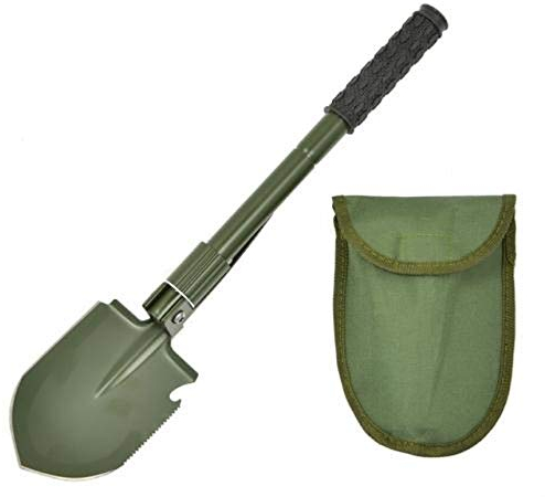 A.Blöchl Mini Klappspaten mit Tasche (Oliv)