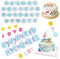 Miss Good 36Pcs Alphabet Cookie Cutter Fondant Letter Cutters Cake Decorations Number Plunger Moulds Icing Cutters Biscuit Embosser Baking Mold for Birthday Wedding Baby Shower Party Cake Decoration