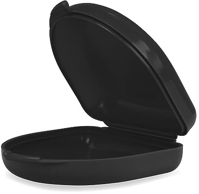 Wellsamed KFO Classic Boîte de rangement pour appareils dentaires ou gouttières Noir